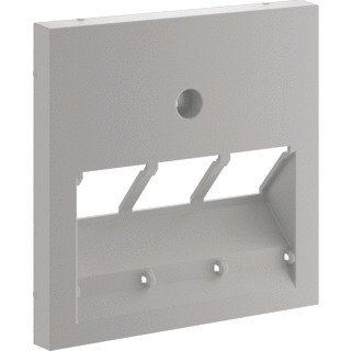 Hager Ecoline onderdeel/centraalplaat uae/iae centraalplaat kunststof aluminium