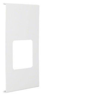 Hager tehalit FB, afdekplaat 1-voudig voor goot 230 MM breed, verkeerswit