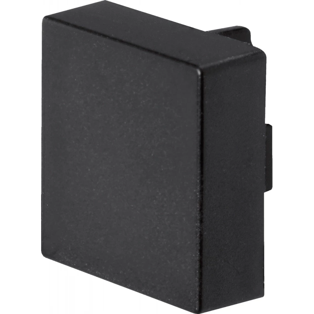 Hager tehalit LF, 10X eindplaat voor goot 15x15 MM, halogeenvrij, grafietzwart