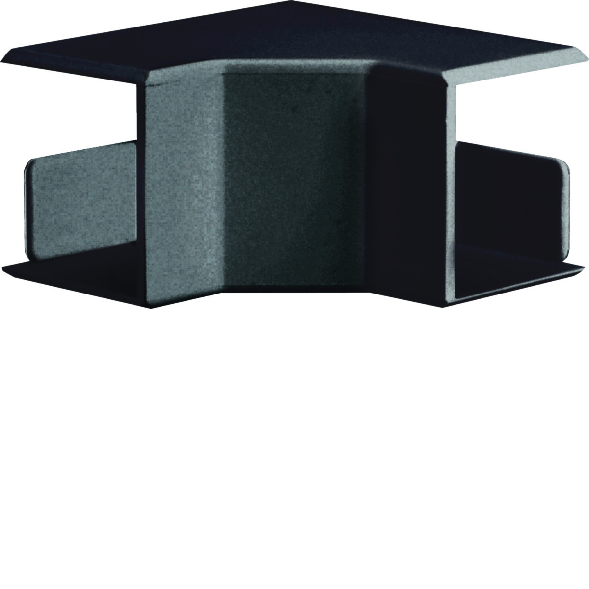 Hager Tehalit binnenhoek 35x20mm 90&deg; zwart ral 9011