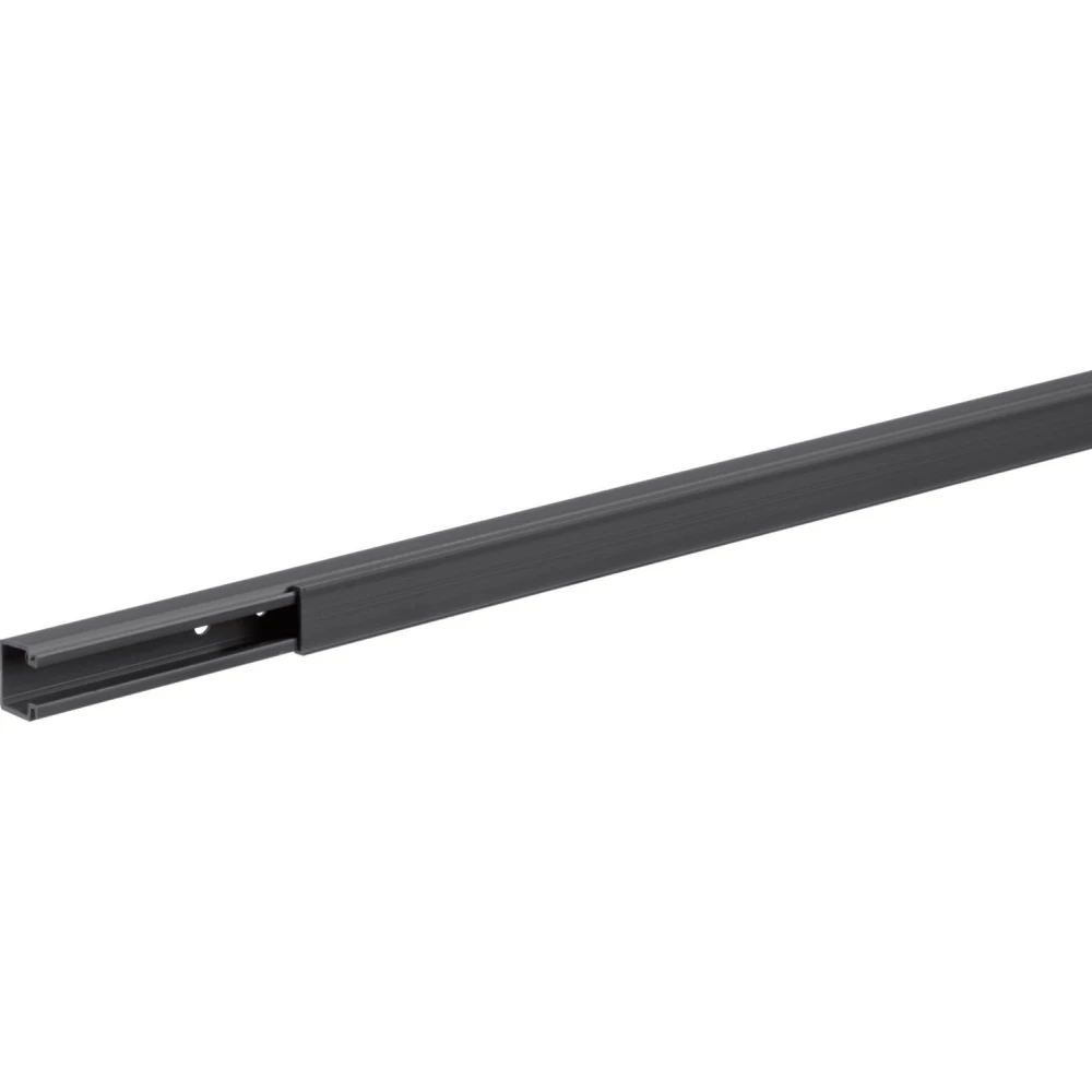 Hager tehalit LF, bodemprofiel + deksel 15x15 MM, grafietzwart