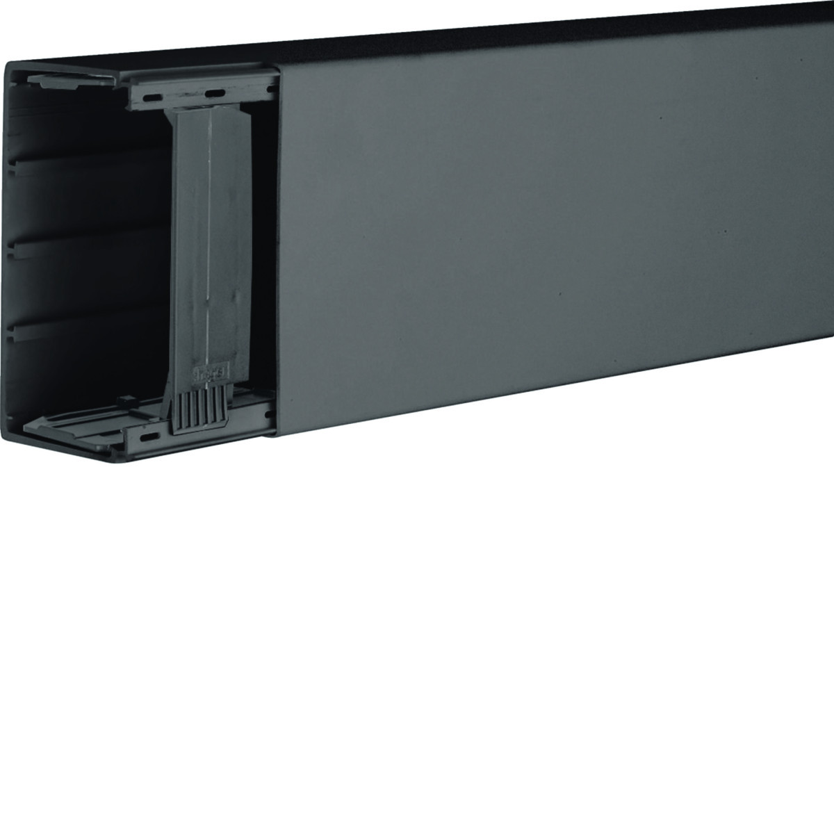 Hager tehalit LF, bodemprofiel + deksel 60x110 MM, grafietzwart
