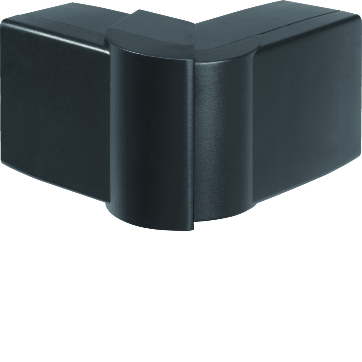 Hager Tehalit binnenhoek 57x40mm zwart ral 9011