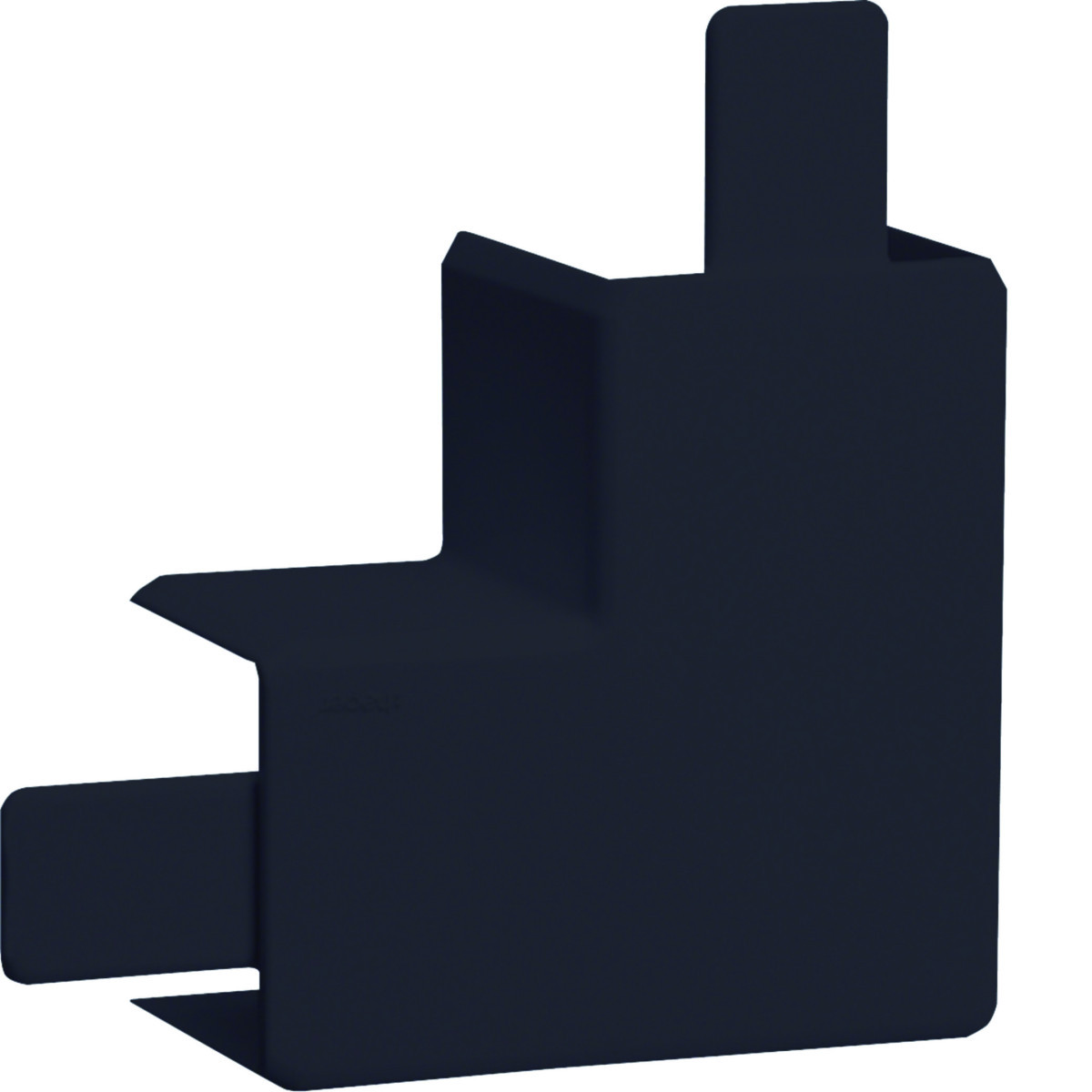 Hager Tehalit verticaal hoekztuk 35x20mm 90&deg; zwart ral 9011