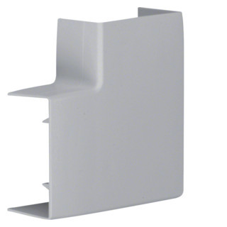 Hager tehalit LF, vlakke hoek voor goot 30x60 MM, grijs