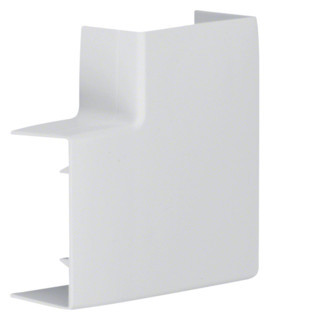 Hager tehalit LF, vlakke hoek voor goot 30x60 MM, lichtgrijs