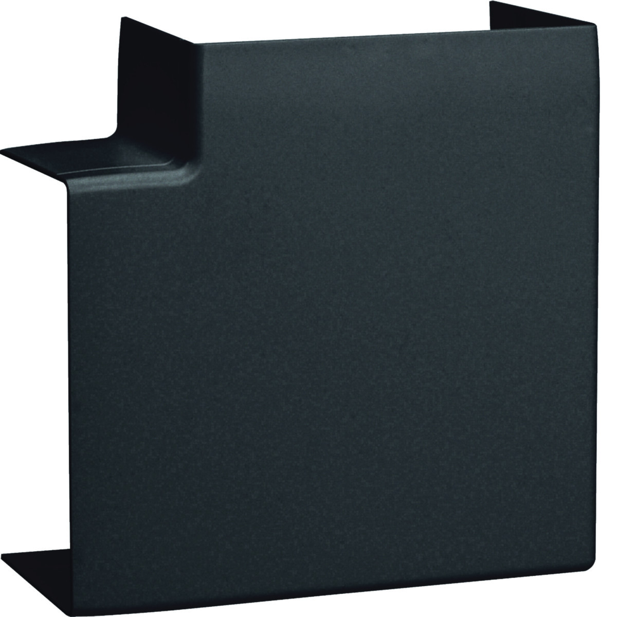 Hager Tehalit verticaal hoekztuk 110x60mm 90&deg; zwart ral 9011