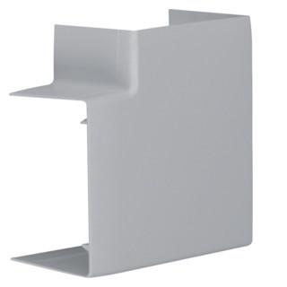 Hager tehalit LF, vlakke hoek voor goot 60x90 MM, grijs