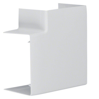 Hager tehalit LF, vlakke hoek voor goot 60x90 MM, lichtgrijs