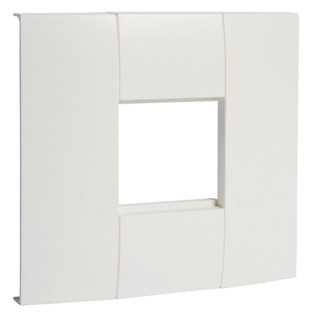 Hager tehalit Montageraam LF110 voor zenith schakelmateriaal, verkeerwit