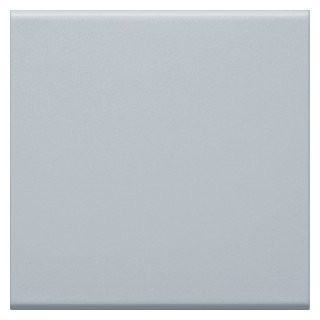 Hager Ecoline enkele drukker aan-/uit-schakelaar aluminium