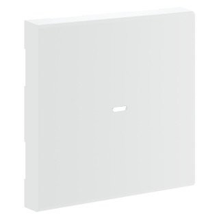 Hager Ecoline enkele drukker aan-/uit-schakelaar wit