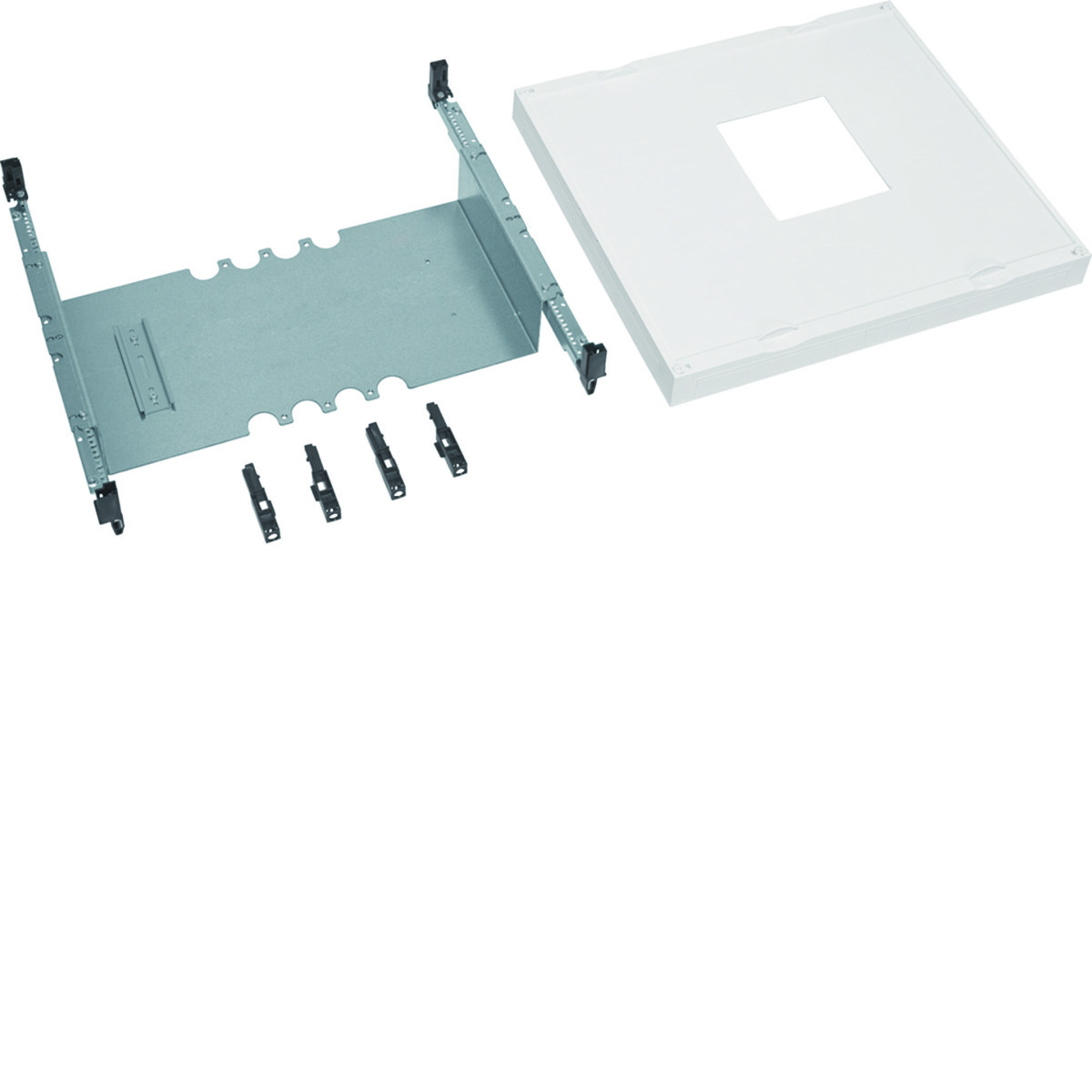 Hager Univers N Bouwsteen, 450x500 MM, voor 1 MCCB H3+ P630 A, 3/4 polig, met motorb.