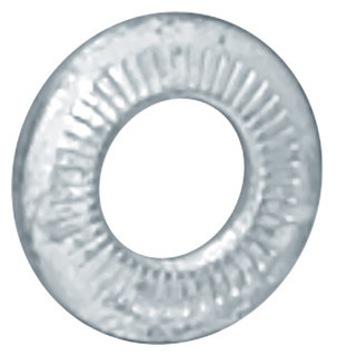 Hager Univers N HS Schotelveerringen M10, (100 stuks)