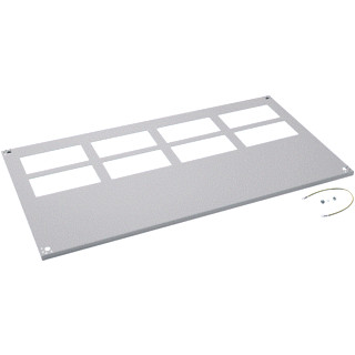 Hager Bodemplaat met flensopening FG verd.,univers ip54 KL.I B 1100MM,D 6