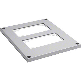 Hager Bodemplaat met flensopening FG verd.,univers ip54 KL.I B 350MM,D 40