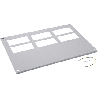 Hager Bodemplaat met flensopening FG verd.,univers ip54 KL.I B 850MM,D 60