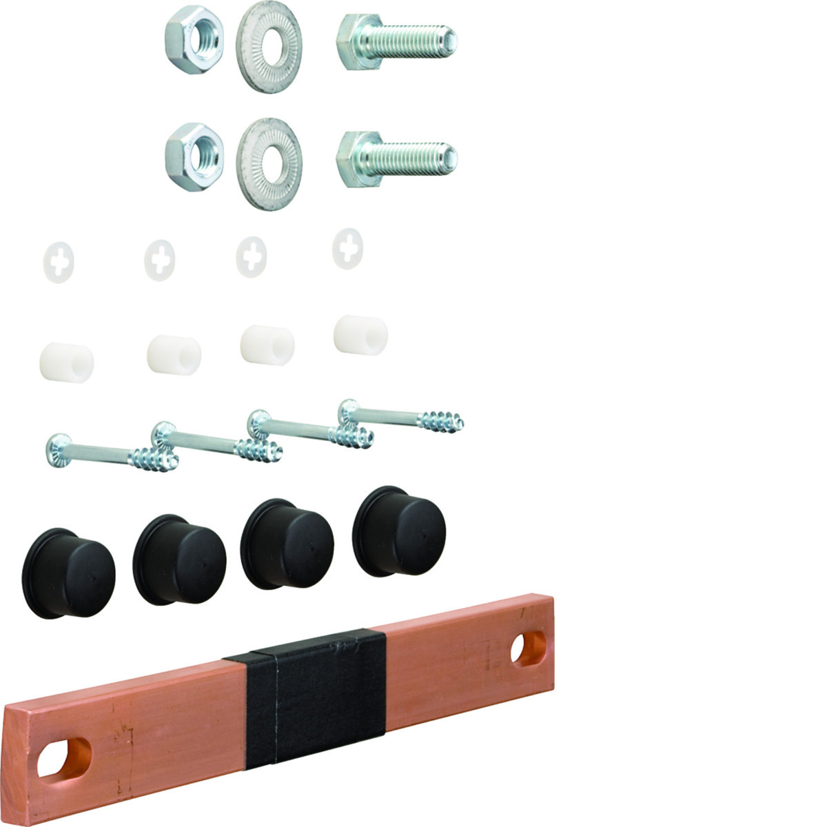 Hager Univers N Railsysteem-Verbindingsset 30 X 5/10 MM 1-polig 60 MM railsysteem