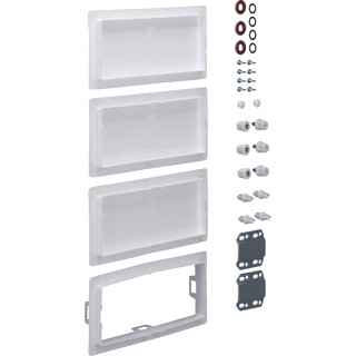 Hager Verbindingsset verdelers ip44/54 B = 1050 MM verticaal