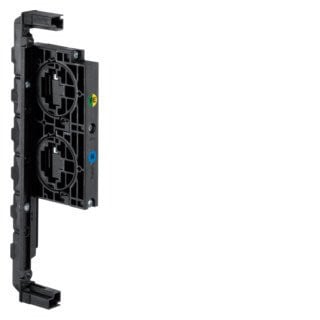 Hager Universn pe/N-raildrager 2-polig,op voet links,voor cu 20/30/40x5/10