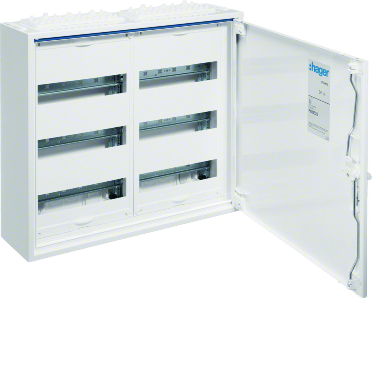 Veldverdeler Ip44 geïsoleerd 500x550x161mm 72 modulen quickconnect