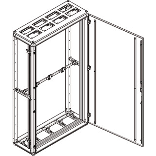 Hager Installatiekast leeg (vloer) verdeler zichtvenster 1100x1900mm ip54