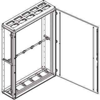 Hager Installatiekast leeg (vloer) verdeler zichtvenster 1350x1900mm ip54