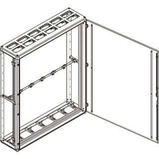Hager Installatiekast leeg (vloer) verdeler zichtvenster 1600x1900mm ip54
