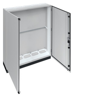 Hager Univers FR ip55 installatiekast leeg (vloer) verdeler + 100MM sokkel 1300x1800mm ip55