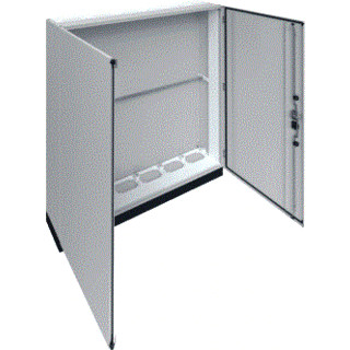 Hager Univers FR ip55 installatiekast leeg (vloer) verdeler + 100MM sokkel 1550x1950mm ip55
