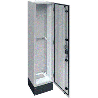 Hager Univers FR ip55 installatiekast leeg (vloer) verdeler + 200MM sokkel 300x2050mm ip55