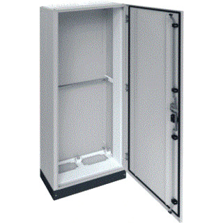 Hager Univers FR ip55 installatiekast leeg (vloer) verdeler + 100MM sokkel 550x1950mm ip55