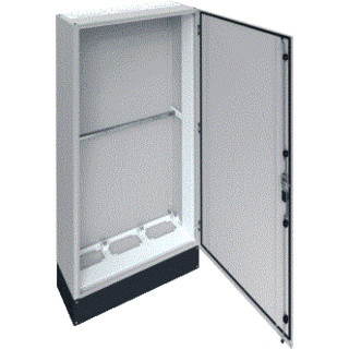 Hager Univers FR ip55 installatiekast leeg (vloer) verdeler + 200MM sokkel 800x2050mm ip55