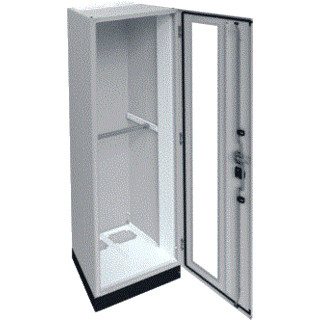 Hager Univers FR ip55 installatiekast leeg (vloer) verdeler + 100MM sokkel 550x1950mm ip55