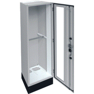 Hager Univers FR ip55 installatiekast leeg (vloer) verdeler + 200MM sokkel 550x2050mm ip55