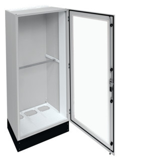 Hager Univers FR ip55 installatiekast leeg (vloer) verdeler + 200MM sokkel 800x2050mm ip55