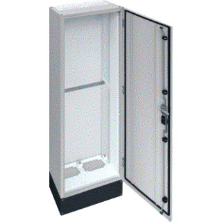Hager Univers FR ip55 installatiekast leeg (vloer) verdeler + 200MM sokkel 550x1900mm ip55