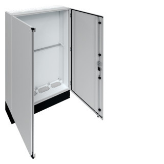 Hager Univers FR ip55 installatiekast leeg (vloer) verdeler + 200MM sokkel 1050x2050mm ip55