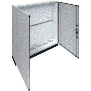 Hager Univers FR ip55 installatiekast leeg (vloer) verdeler + 100MM sokkel 1550x1950mm ip55