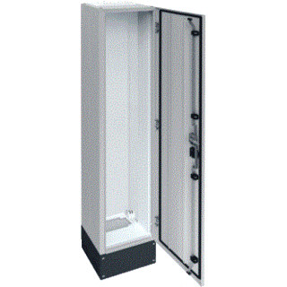Hager Univers FR ip55 installatiekast leeg (vloer) verdeler + 200MM sokkel 300x2050mm ip55