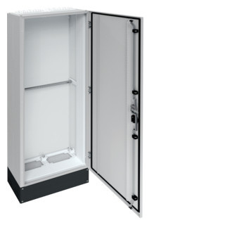 Hager Univers FR ip55 installatiekast leeg (vloer) verdeler + 200MM sokkel 550x2050mm ip55
