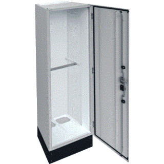 Hager Univers FR ip55 installatiekast leeg (vloer) verdeler + 200MM sokkel 550x2050mm ip55