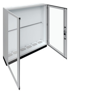 Hager Univers FR ip55 installatiekast leeg (vloer) verdeler + 100MM sokkel 1550x1950mm ip55