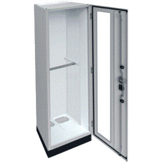 Hager Univers FR ip55 installatiekast leeg (vloer) verdeler + 100MM sokkel 550x1950mm ip55