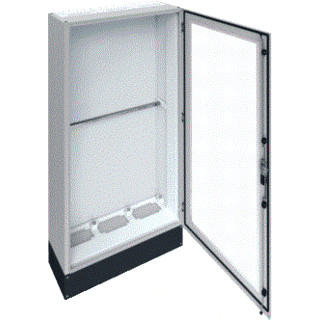 Hager Univers FR ip55 installatiekast leeg (vloer) verdeler + 200MM sokkel 800x2050mm ip55