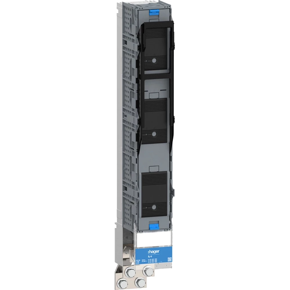 Hager Vertigroup GR. 3, 3-polig schakelend met 2 X M12-aansluiting, 1000 A