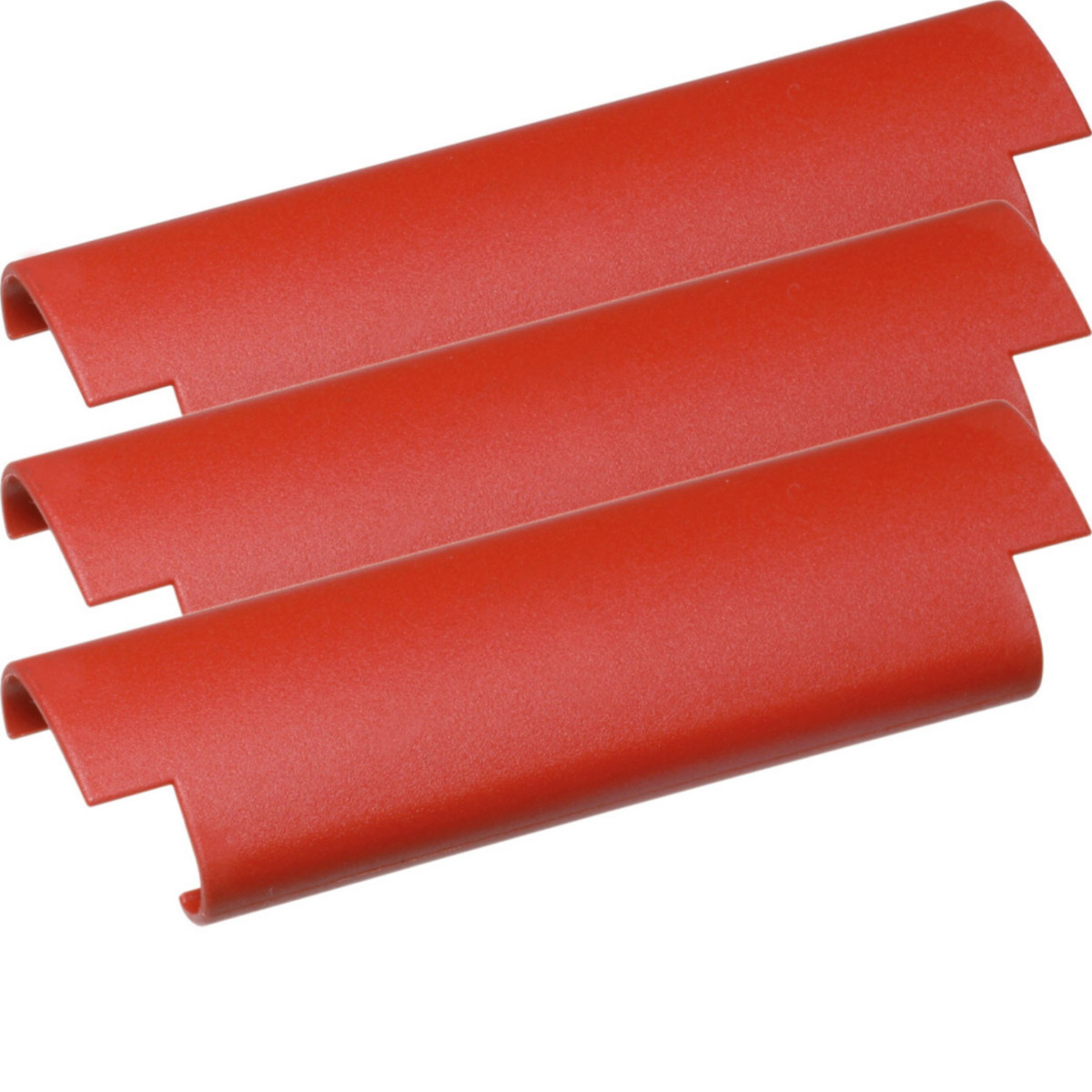 Hager Vertigroup Handgreepafdekking Rood ral3002, set 3 stuks