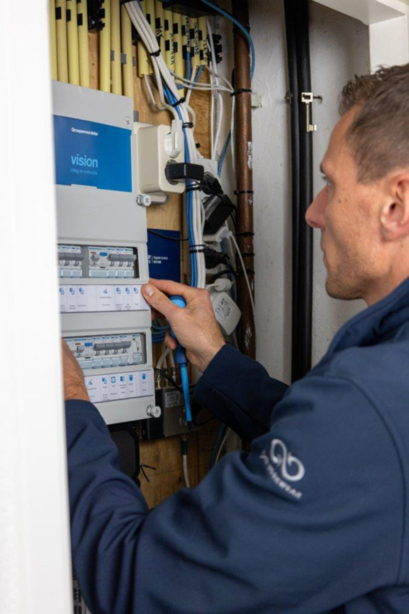 Hager Vision PV-Kit uitbreidingsset, 1 MCB 2P 40a +1 haco 1P+N 16a/300ma