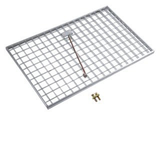 Hager Vloerrooster toebehoren plaatstaal voor polyester verdeelkast GR.1