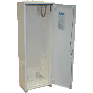 Hager Univers FP installatiekast leeg wandopbouwverdeler iso 300x950mm ip44